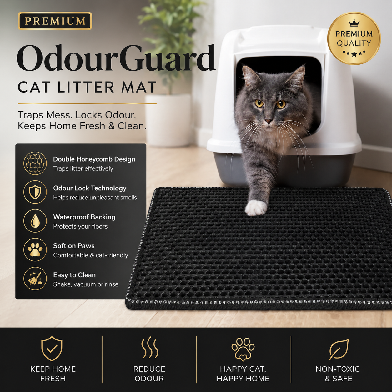 OdourGuard Cat Litter Mat